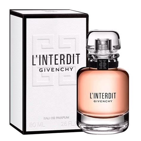 givenchy l interdit eau de parfum 80 ml|l'interdit by givenchy original perfume.